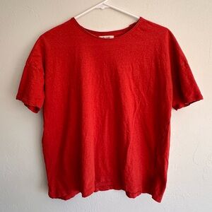 Madewell Classic Red Short Sleeve Tee